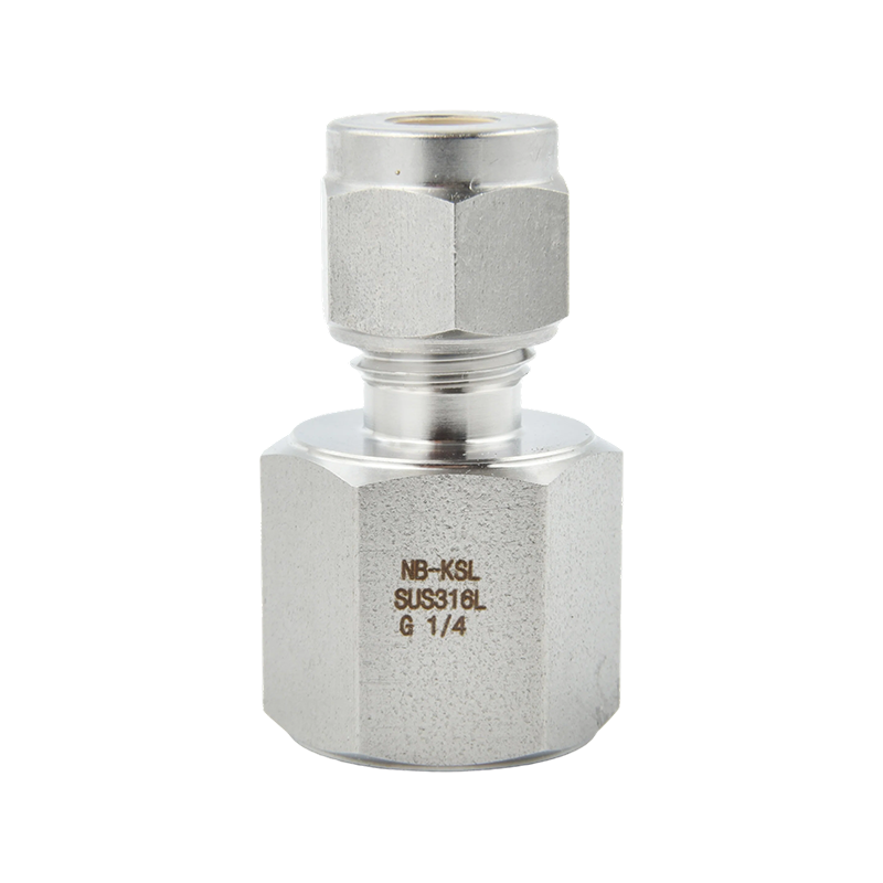 316L 不锈钢压缩接头压力表连接器